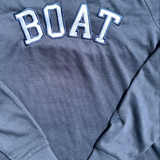 Embroidered Boat Lifestyle Crewneck