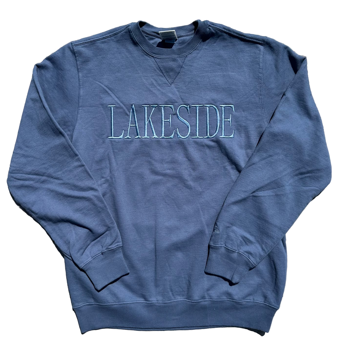 The Lakeside Embroidered Crewneck